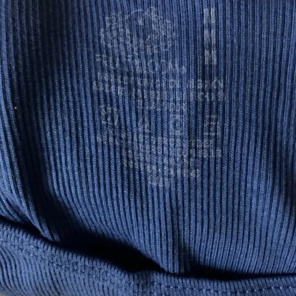 Fruit Of The Loom Blue Tank Top (Medium) - Picture 2 of 2